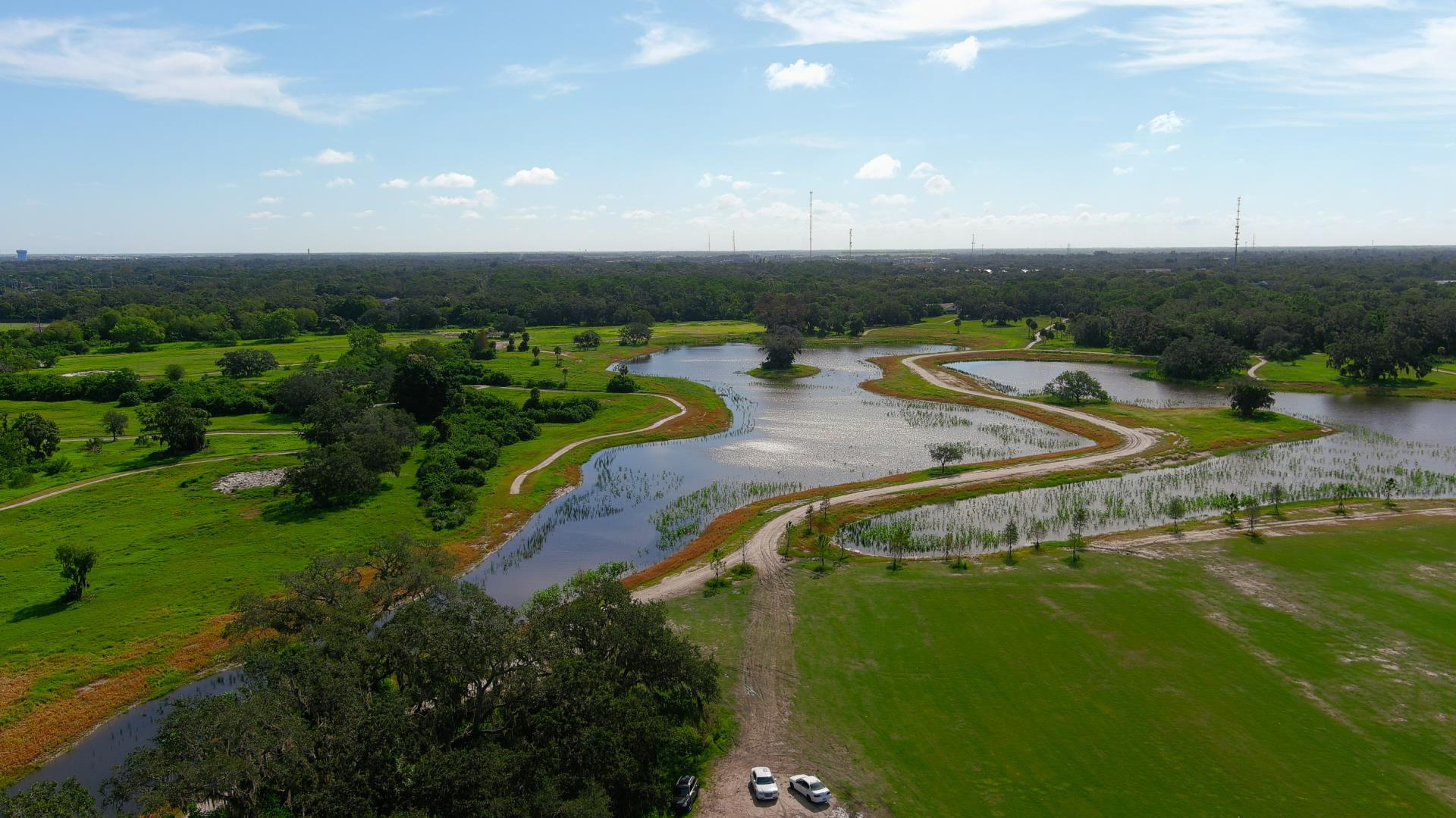 Nature Park at Bobby Jones - aerial