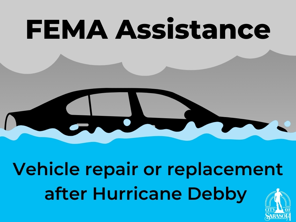 Huricane Debby -FEMA vehicle assistance