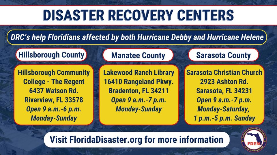 Disaster Recover Center open