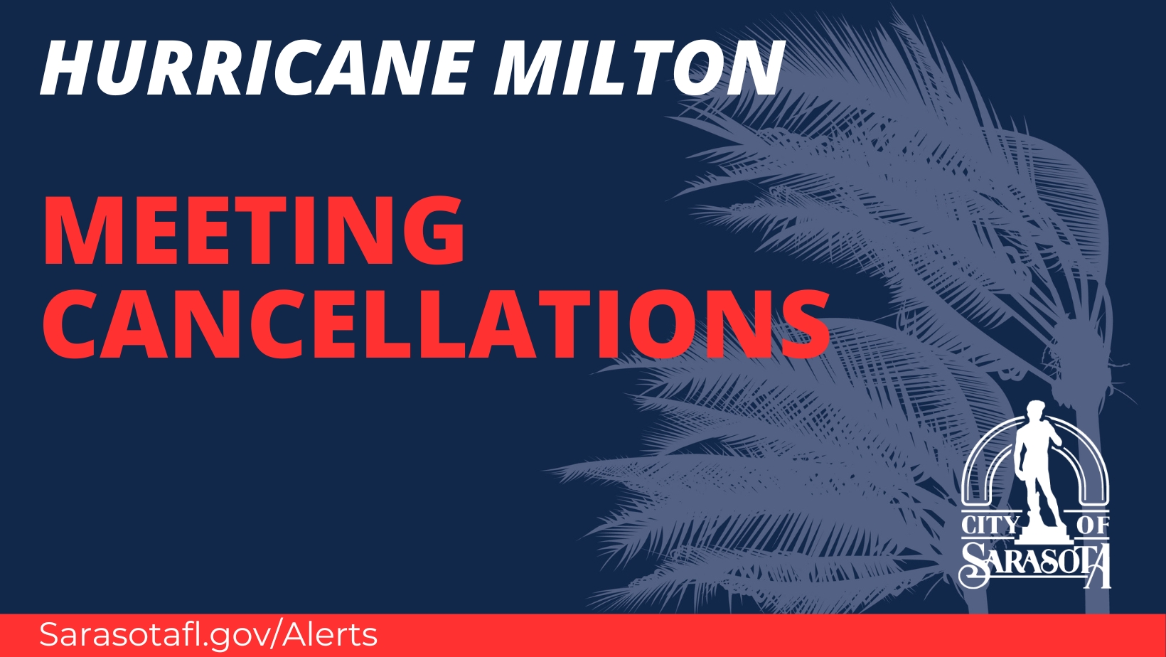 HC Milton - Meeting cancellations red