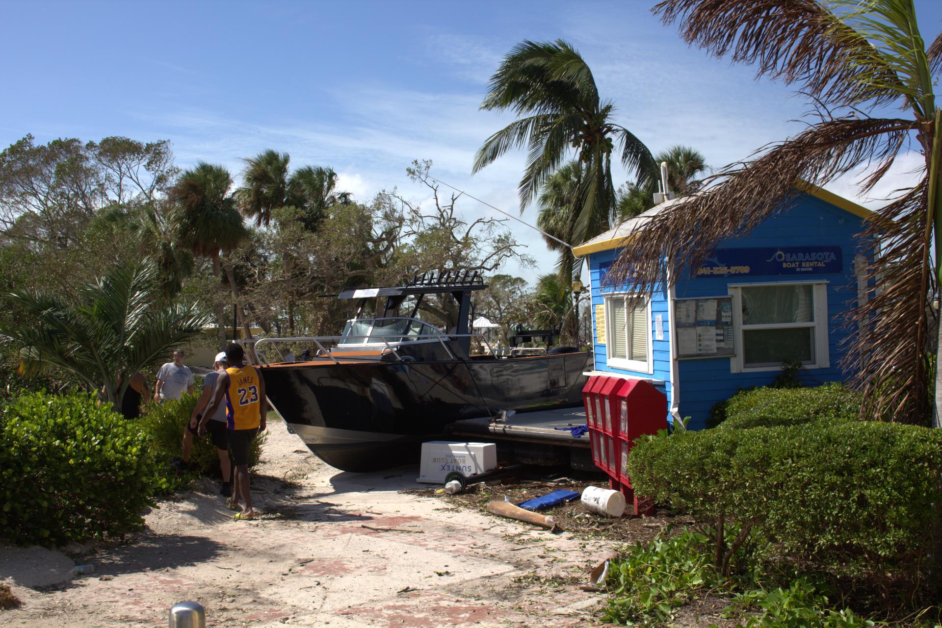 Bayfront Park damage