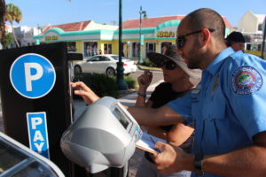 The first parking meter review on St. Armands Circle was held in November 2017.