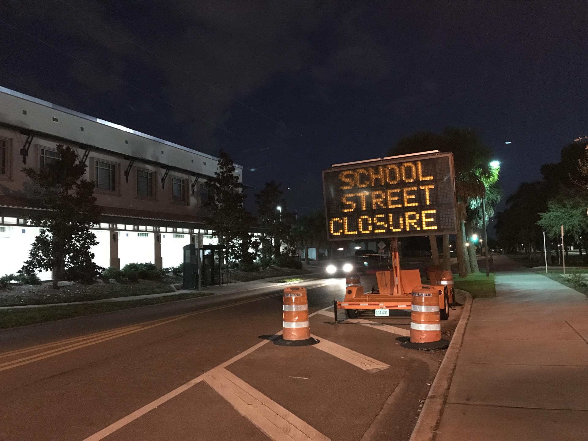 School Ave Closure