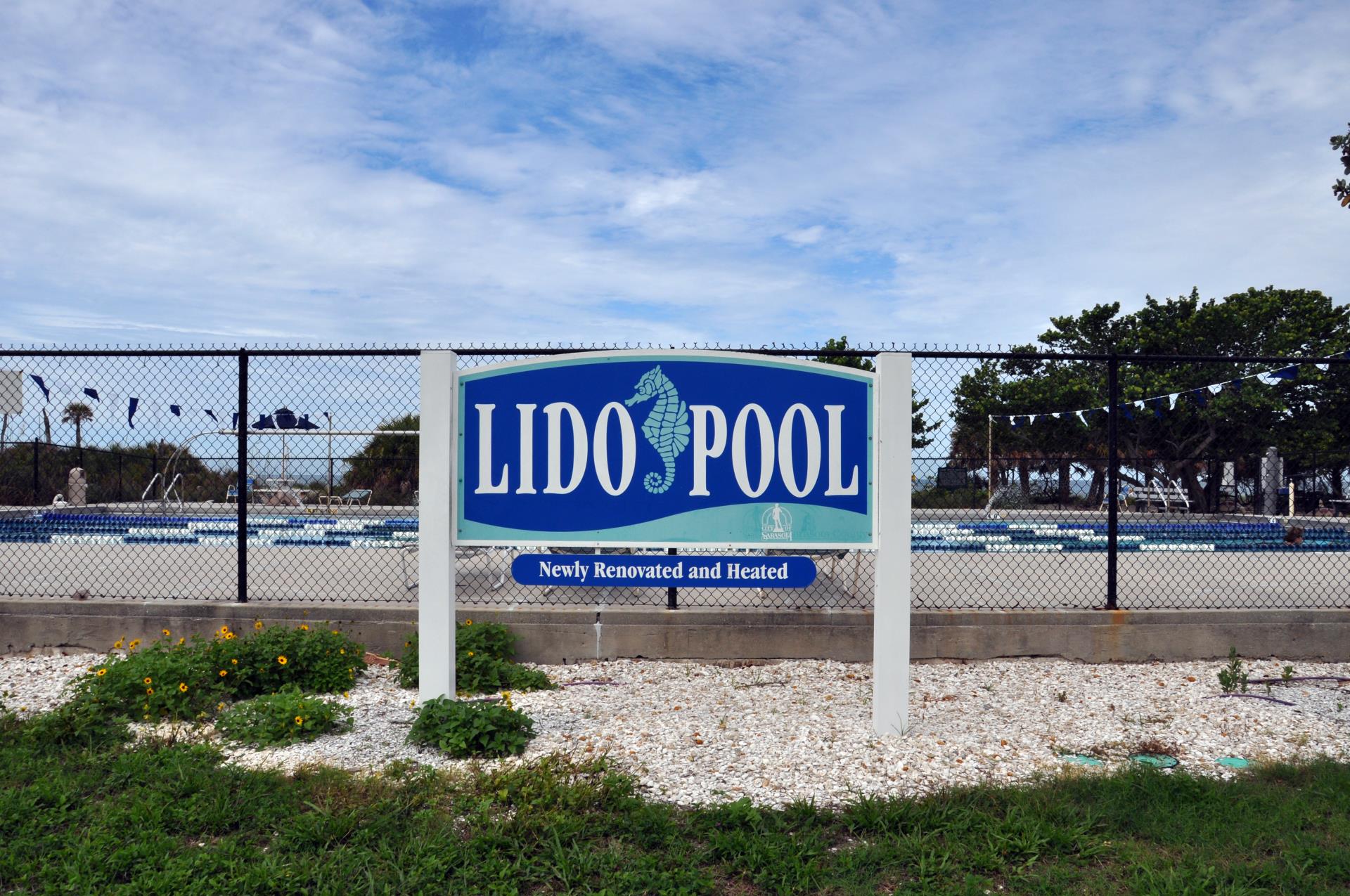 Lido Beach Lido Pool Sign