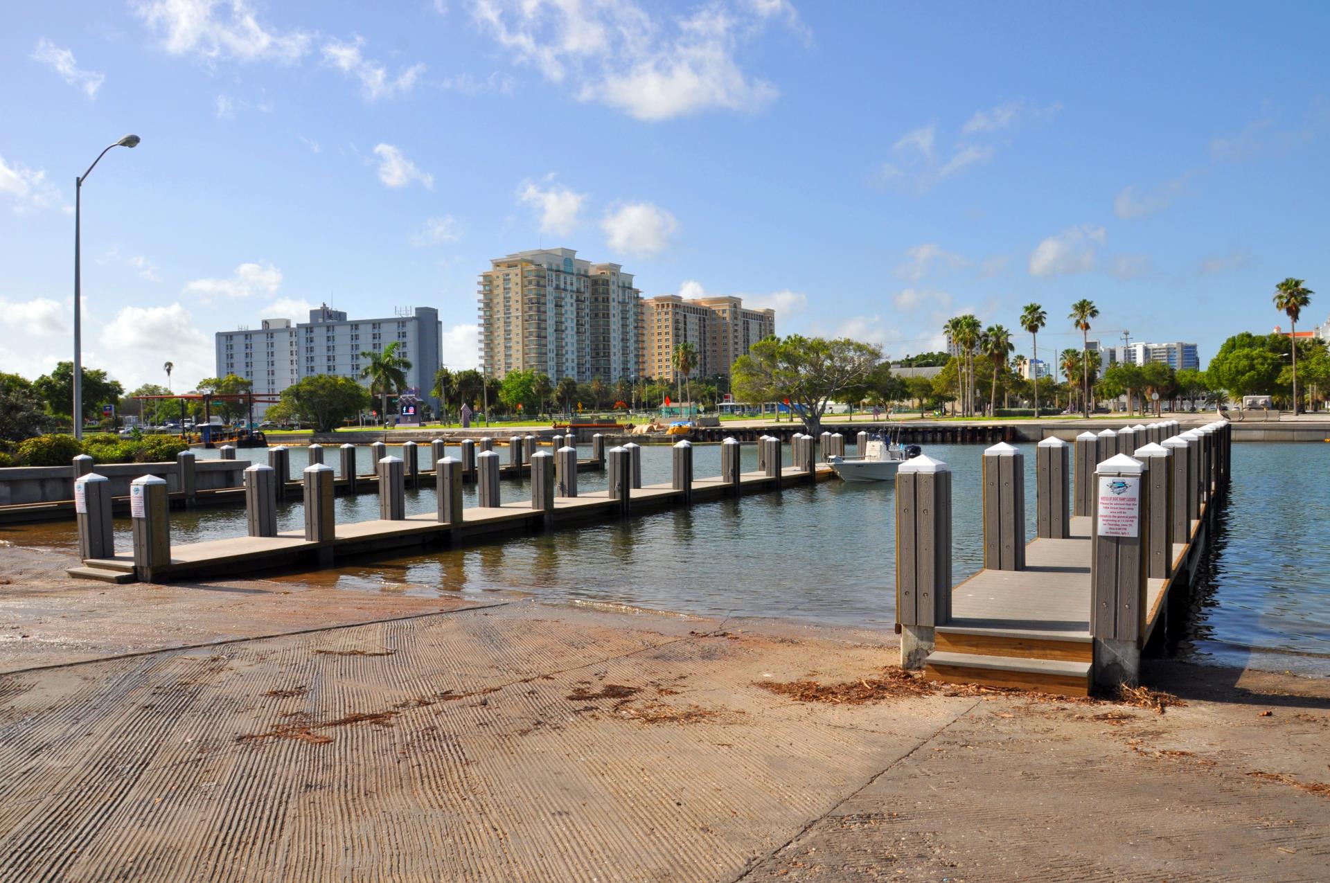 Centennial Park boat loading dock