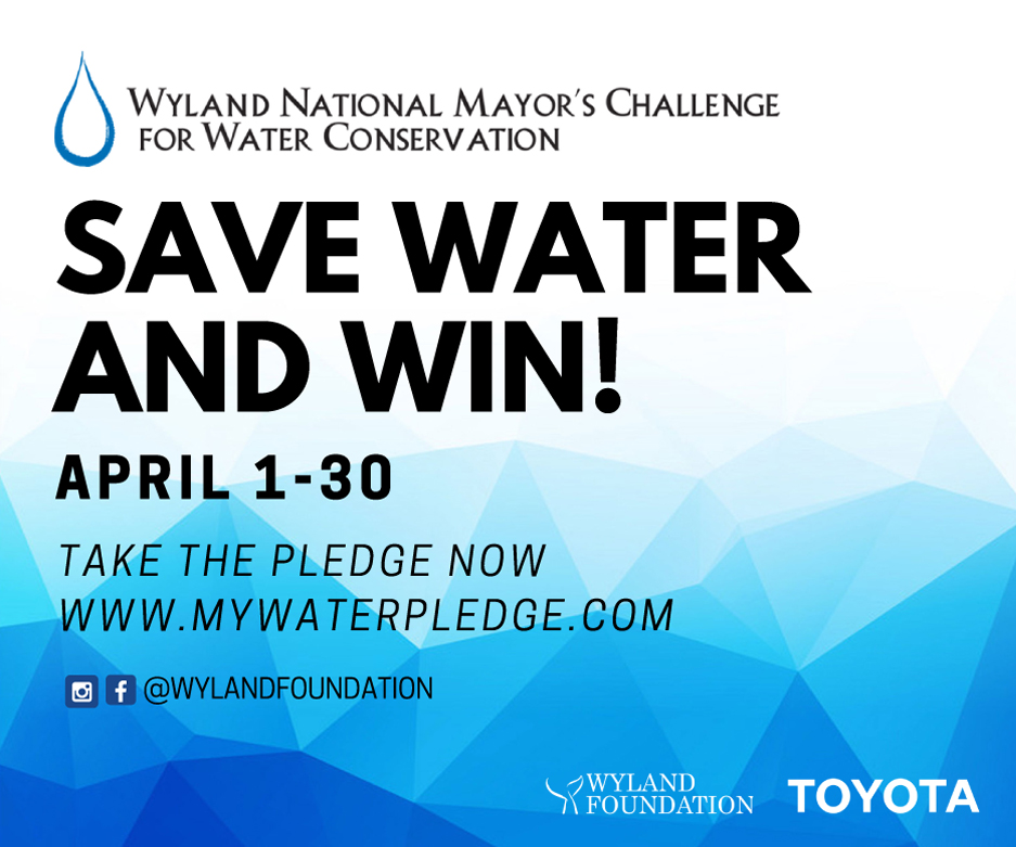 National Mayor's Challenge for Water Conservation graphic