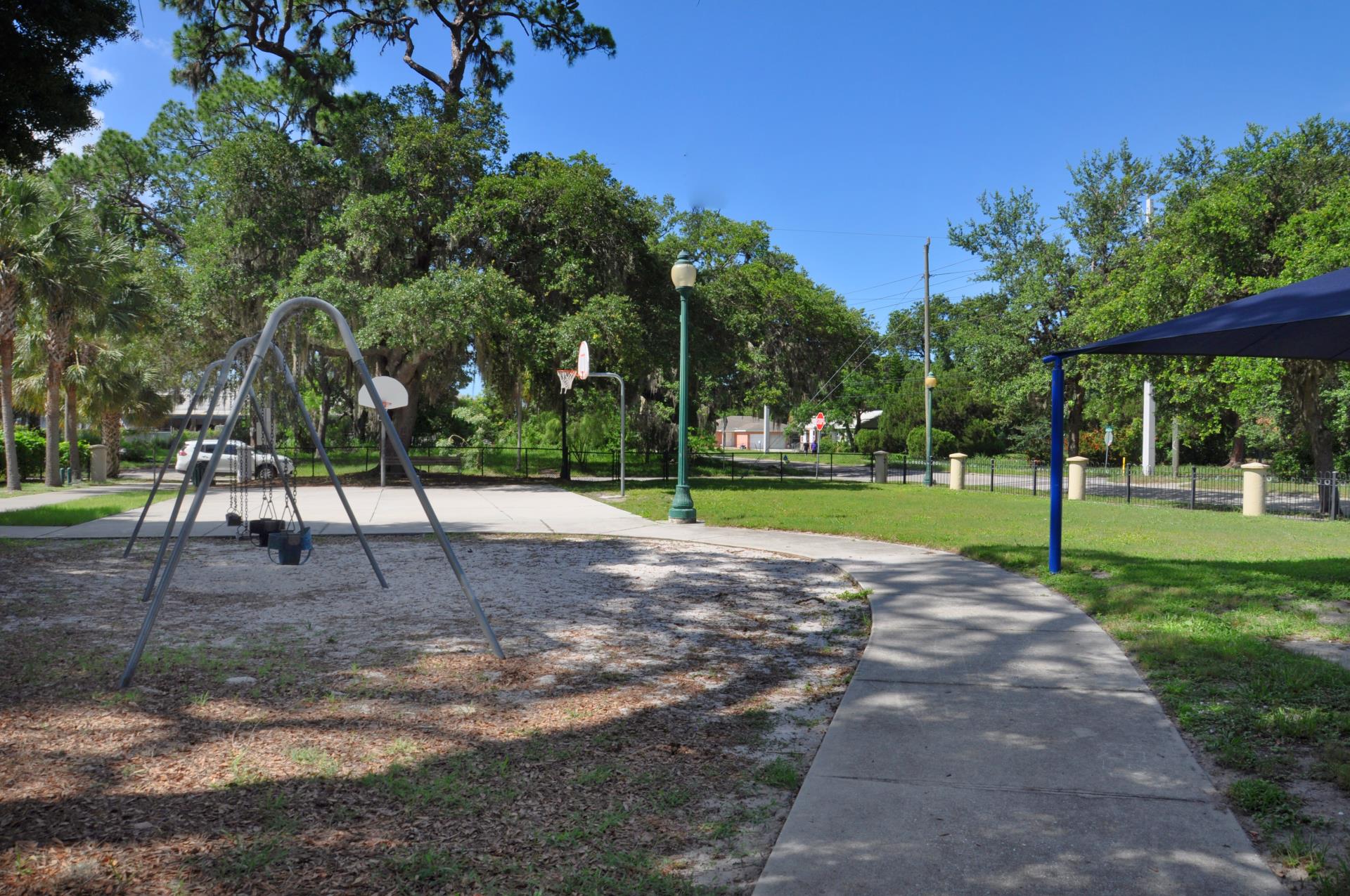 Basketball Court and playground