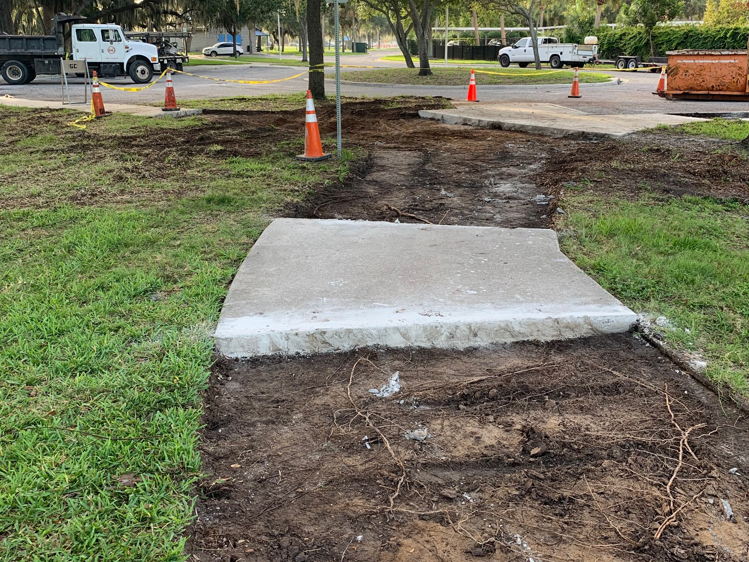 Pavement removed at Whitaker Gateway Park