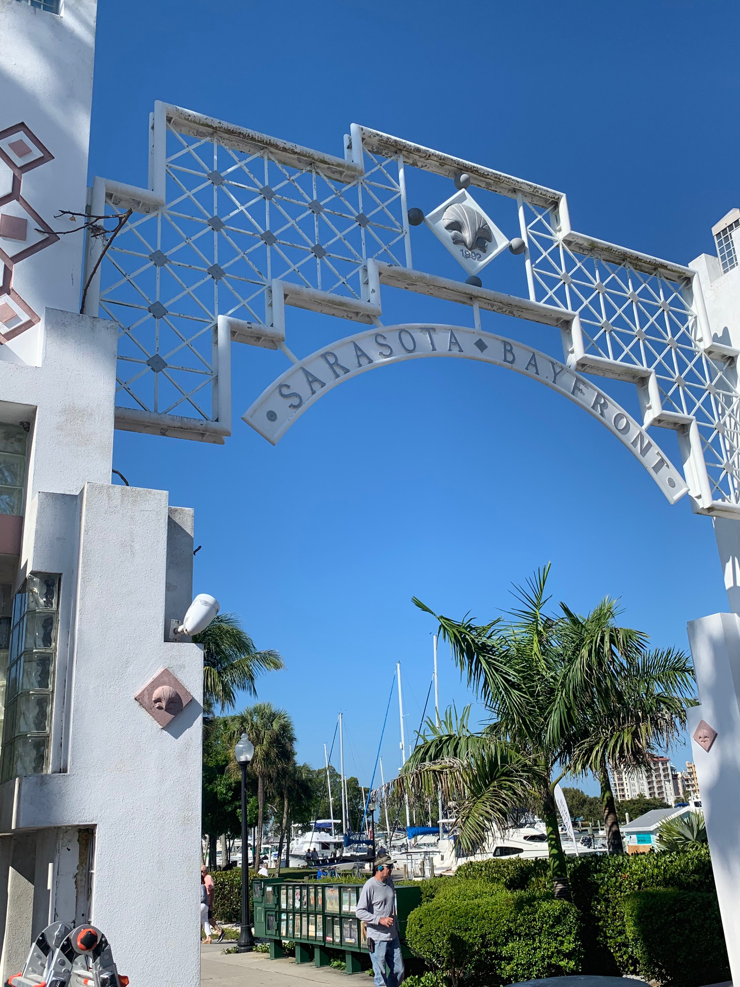 Bayfront Park arch repairs