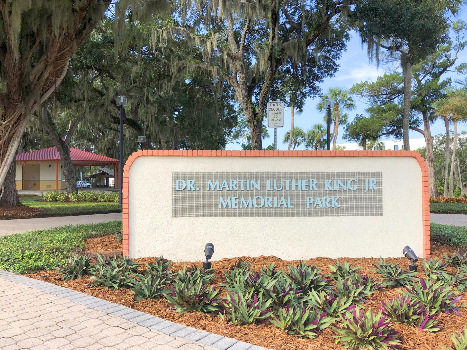 MLK Sign After