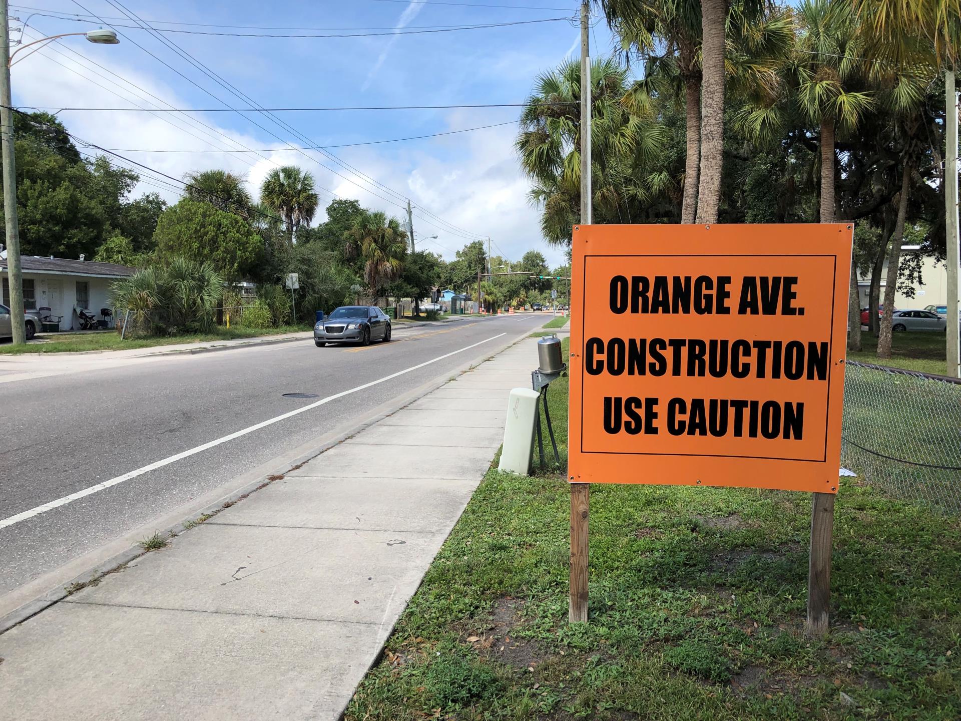 Orange Ave Construction