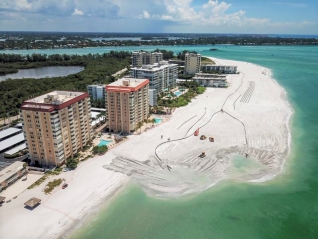 Lido Beach renourishment - drone - Stephanie Simmons