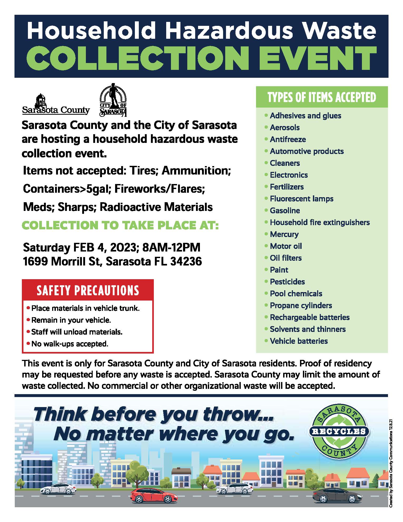 Hazardous household waste event